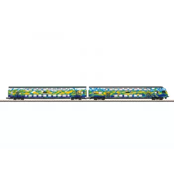 Märklin 87307 Z dubbeldekswagen-set Touristik 2 DB AG (1:220, 2 wagens)