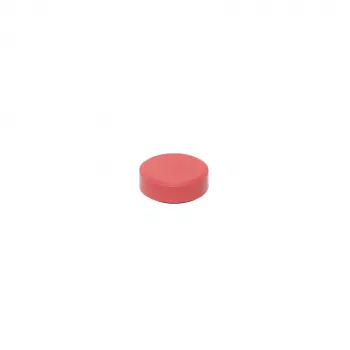 Maul MAULpro Recycling ronde schijfmagneten, 29 mm x 11 mm, rood, 20 stuks 6177325