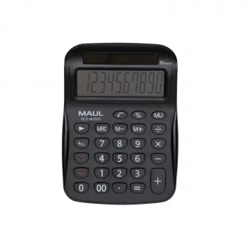 MAUL ECO MJ 555 tafelrekenmachine wit 12-cijferig dual power 7263502