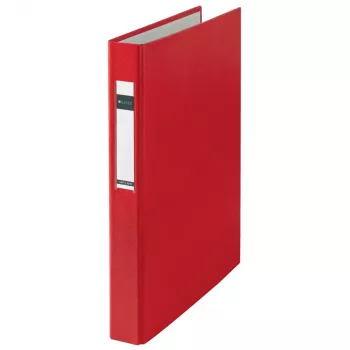 LEITZ standaard ringband A4 overformaat rood 2 D-ring 41 mm rug 25 mm ringdiameter 4210-00-25