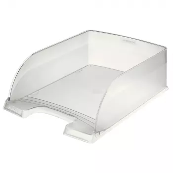 Leitz Plus Jumbo briefbak DIN A4 frost polystyreen stapelbaar 5233-00-03