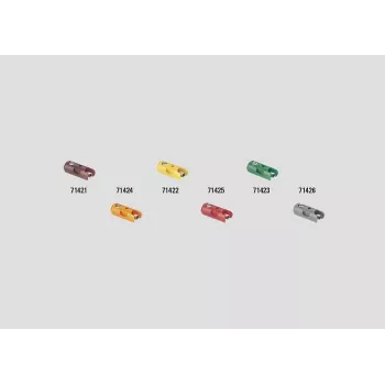 Märklin 71426 grijze isolatiehulzen (10-pack) voor modelspoorbekabeling