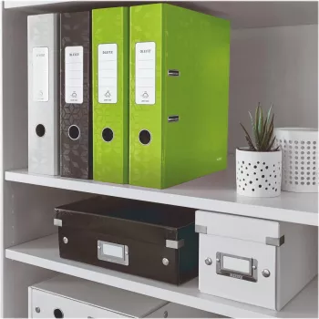 Leitz 180° WOW A4 archiefmap met hefboommechaniek, rondring, karton, groen, 600 vel, 80 g/m² (10050054)