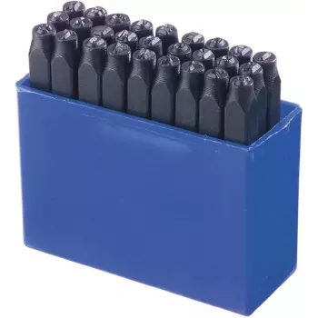 Brüder Mannesmann 27-delige letterstempel-set 3 mm (243-B-3MM)