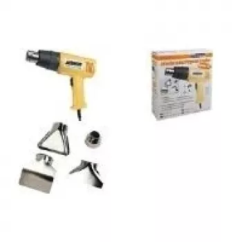 BRÜDER MANNESMANN heteluchtpistool 2000 W, 2 temperatuurstanden, 300 l/min luchtstroom, 550 °C max., ergonomische softgrip 49500