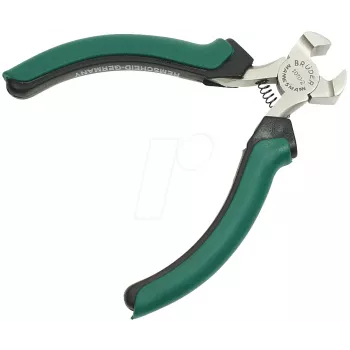 Brüder Mannesmann Green Line zijkniptang elektronica 115 mm gereedschapsstaal groen/zilver/zwart M 1070-2