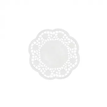 PAPSTAR 1000 druipmatten Ø 10 cm witte onderzetters van papier (12291)