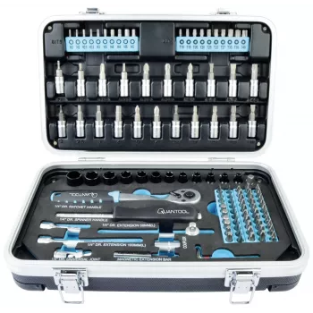 BRÜDER MANNESMANN QUANTOOL Q25003 116-delige 1/4 inch bitset met veiligheidsbits