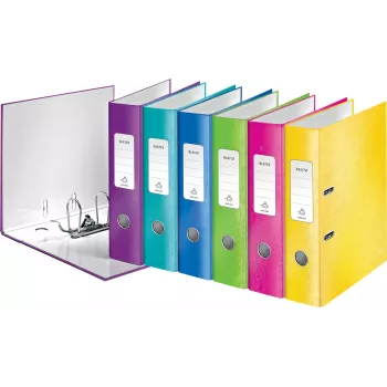 LEITZ WOW 180° ordner A4 80 mm gesorteerde kleuren (10-pack) 1005-10-99