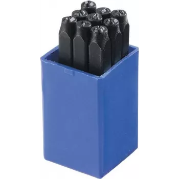 Brüder Mannesmann 9-delige cijferstempel-set 6 mm (245-6)