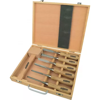 Brüder Mannesmann 7-delige houtsnijset M66107