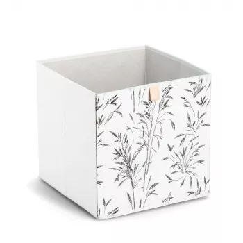 Zeller grasopbergbox wit 32 x 32 x 32 cm 14536