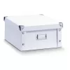 Zeller Present 17763 witte rechthoekige opbergbox van karton