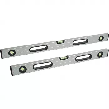 BRÜDER MANNESMANN Waterpas 600 mm, 3 libellen, aluminium 80860