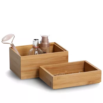 Zeller Natural organizer boxen 17 x 12 x 12 cm (13319)