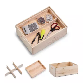 Zeller 13321 Allroundbakken-set, 3-delig, naaldhout