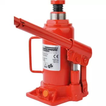 BRÜDER MANNESMANN Hydraulische garagekrik 10 t met overlastventiel, rood (M00710)