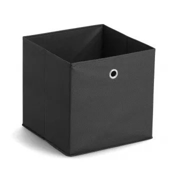 Zeller 14113 Vlies opbergbox, 30 L, 32 x 32 x 32 cm, zwart