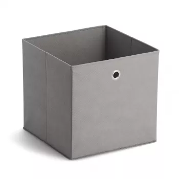 Zeller 14110 Vlies opbergbox, 30 L, 32 x 32 x 32 cm, grijs