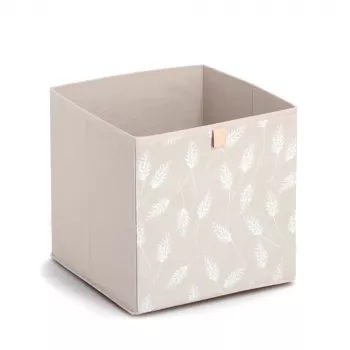 Zeller Pampasgras opbergbox beige 32 x 32 x 32 cm 14538