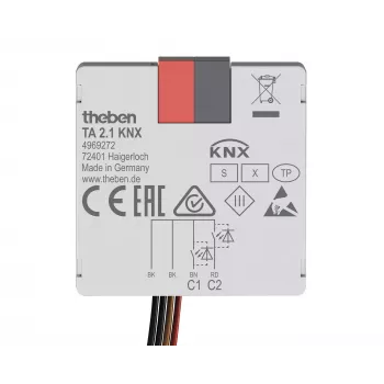 Theben KNX taster-interface binaire ingang 2-kanaals TA 2.1 KNX (4969272)