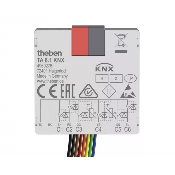 Theben KNX binaire ingang 6-voudig TA 6.1 KNX (4969276)