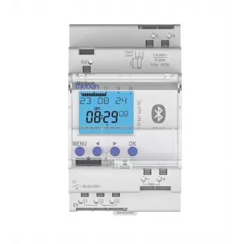 Theben TR 641 top3 BLE RC digitale tijdschakelklok met astronomisch programma, 1 kanaal, DIN-rail 6410330