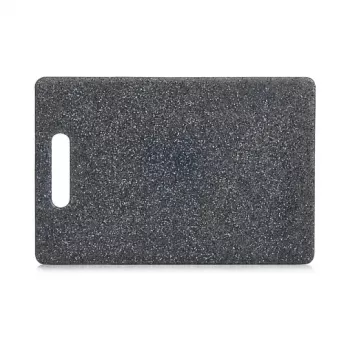 Zeller snijplank granietlook antraciet 26056