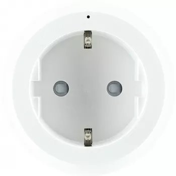 Schwaiger stopcontactadapter (huishoudstekker) voor modulaire stroomrail, wit (MSPW0230)