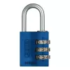 ABUS 145/30 Aluminium cijferslot, 3-cijferig, blauw