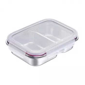 Westmark RVS Lunchbox 450+280 ml, Zilver 23722270