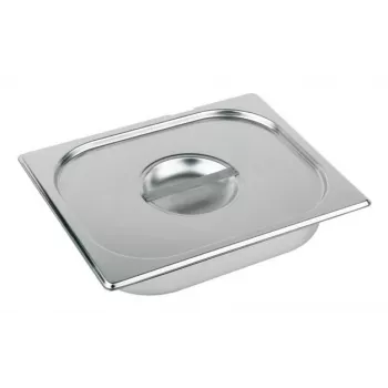 APS GN 1/1 deksel 530 x 325 x 30 mm roestvrij staal, zonder lepeluitsparing, vaatwasmachinebestendig 81195