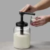 APS DISPENSA 1,7L glazen doseerspender, transparant/zwart 93290