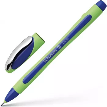 Schneider Xpress fineliner pen blauw - inkt op waterbasis, 0,8 mm vezelpunt 19003