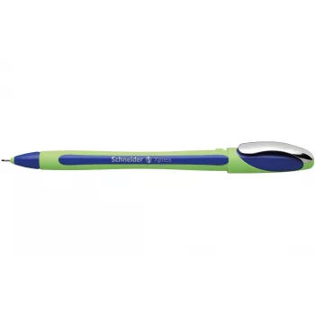 Schneider Xpress fineliner pen blauw - inkt op waterbasis, 0,8 mm vezelpunt 19003