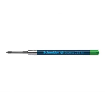 Schneider Express 735 balpen – groene inkt, rvs, medium (G2) 50-7364