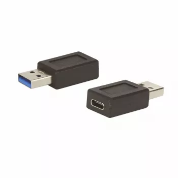 E+P CC371 USB-C compacte adapter USB-A stekker naar USB-C bus