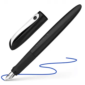 Schneider Wavy vulpen zwart A-pen voor beginners 162131