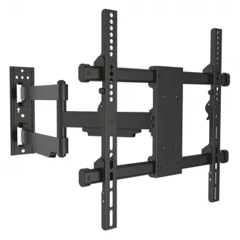 E+P full-motion wandhouder voor 32-65 inch tv's, VESA tot 400x400, draaibaar, kantelbaar, zwart 0005625444