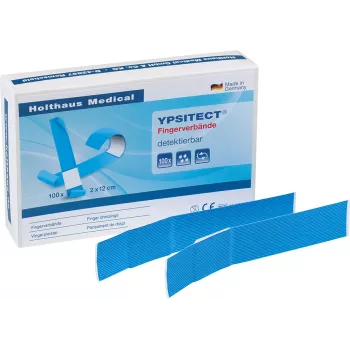 Holthaus Medical YPSITECT vingerpleister 40602 blauw 2,0 x 12,0 cm 100 stuks
