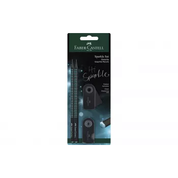 Faber-Castell Midnight Ocean Potlodenset B, zwart/blauw 118295