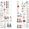 Rayher decoratie transferfolie Nordic Winter veelkleurig 2 vellen (31663000)