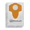 Einhell 2351195 stofzuigerzakken-pack voor TE-VC 2340 SA, TE-VC 2230 SA, TC-VC 1930 SA, TC-VC 1930 S, 40 L, wit/geel, 5 stuks
