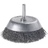 Wolfcraft potborstel met 1/4 inch (6,3 mm) schacht, 50 mm geknoopt staaldraad, 12500 t/min, model 2108000