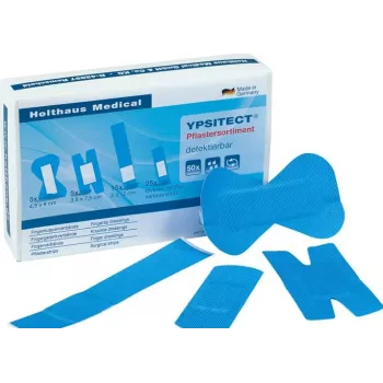 Holthaus Medical YPSITECT blauwe detecteerbare pleister 50 stuks 40600