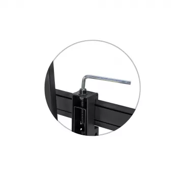 E+P WHS310 kantelbare tv-muurbeugel voor 55-105 inch schermen tot 80 kg, zwart