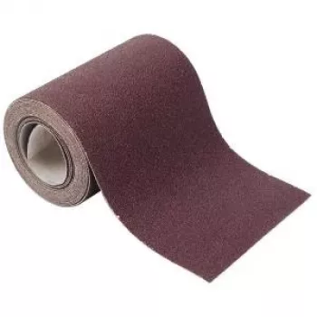 Wolfcraft 1741000 klittenband-schuurpapierrol, P120 korrel, 4 m x 115 mm, aluminiumoxide, voor hout, lak, verf, plamuur, kunststoffen, lichtmetalen