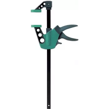 Wolfcraft EHZ Easy 75-150 eenhandsklem 3020000, spanwijdte 0-150 mm, spreidwijdte 75-260 mm, uitlading 75 mm