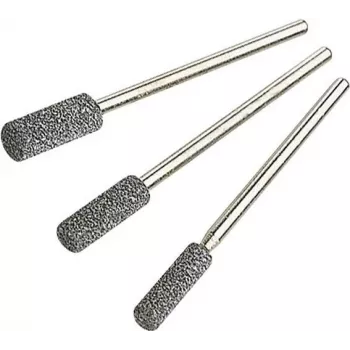 Wolfcraft 2175000 keramische slijpstift-set, 3-delig, 2,35 mm schacht