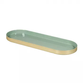 Rayher decoratief dienblad eucalyptus/goud metaal, 1 stuk (46802502)